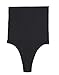 ShaperQueen102 Thong - Womens Waist Trainer Cincher High-Waist Girdle Sexy Body Shaper Slimming Tummy Control Panty Shapewear (Large, Black)