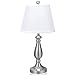 Tangkula 3 Pack Lamp Set, Vintage Style Metal Base Floor Lamp and Table Lamps Set for Home Living Room Bedroom, UL Certificate, 3-Piece Lamp Set, Nickel Finish (Nickel)