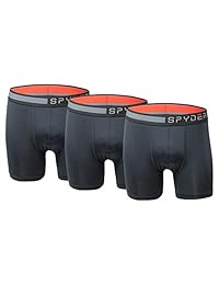 Spyder calzoncillos tipo bóxer para hombre, calzoncillos deportivos, 3 unidades
