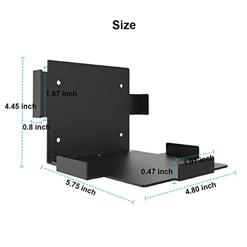 ELESKY Xbox series X Wall Mount, Storage Rack Game Bracket AntiSlip