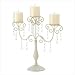 Accent Plus Ivory Candelabra Wedding Gift Centerpiece Candle Holder