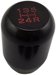 TESWNE Black Universal 5-Speed Manual / Automatic Transmission Aluminum Racing Shift Knob