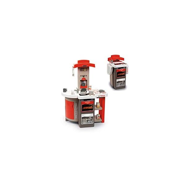 Smoby 312200 Tefal Opencook Küche, Rot, Grau, Única