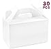 Moretoes 30pcs Treat Boxes Gable Boxes Party Favor Boxes White Paper Gift Boxes for Birthday Shower 6 x 3.5 x 3.5 Inches