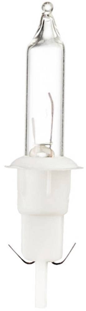Konstsmide 052SB 2604 Replacement Bulb for Light Curtains/2.4 V/0.17 W, 5 in Blister Packaging/White Plug-in Socket