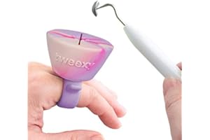 tweexy Craft Vinyl Weeding Scrap Collector Ring | Weeding Tools for Vinyl Heat Transfer, HTV Crafting & Adhesive Paper Sheets Holder | Portable Heat Press Accessories and Supplies (Pastel Swirl)