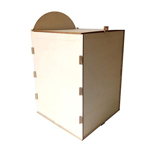 Karooch "Mr & Mrs Wedding Card Post Box Royal Mail Style Wooden Wedding Supplies Mailbox, Personalised Solid Pine Fully Assembled, Nail Free - Thumbnail 7