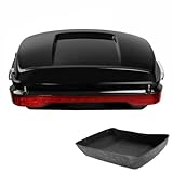 TCMT 10.7" Chrome Latches Chopped Pack Trunk LED