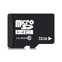 fanddy 32G MicroSD Cards High Speed Memory TF Card with Adapter Mobile Phone MicroSD Cards Black