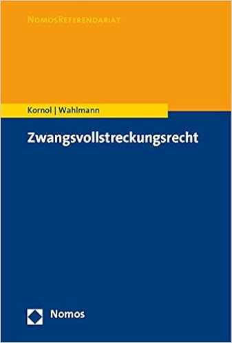 Zwangsvollstreckungsrecht Amazon De Kornol Malte Wahlmann Carsten Bucher