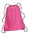 Liberty Bags Large Drawstring Cinch Pack (OS / HOT PINK)