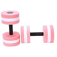 Cuikapu 2 Pcs Fitness Swimming Eva Floating Dumbbell Water Aerobics Aquatic Barbell Fitness Exercise Fitness Dumbbell