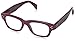 Peepers by PeeperSpecs Women's Dauntless Rectangular Reading Glasses, Berry, 46 mm + 2