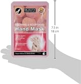 Beauty Formulas Soothing Nourishing Hand Mask 1 Pair Peach Shea Butter Dry Skin view 3