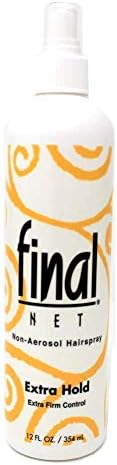 Final Net Non-Aerosol Hairspray Extra Hold 8 Oz (Pack Of 3)