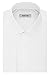 Kenneth Cole Reaction Men's Technicole Slim Fit Stretch Solid French Cuff Spread Collar Dress Shirt , White, 16