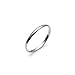 Nine2Five 925 Sterling Silver 2mm Classic Plain High Polished Wedding Band Comfort Fit Ring | Yellow & Rose Gold | Full & Half Sizes 5-14