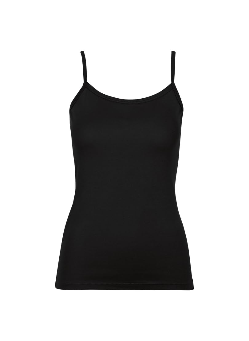 Trigema Women's 502401 Tank Top, Black (Black 008), XL