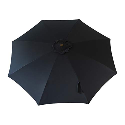 image for C-Hopetree 11 feet Round Patio Sun Shade Umbrella Crank Winder Fibergl