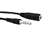 Whizzotech 6FT 4-Position 3.5mm Black Stereo TRRS Cell Phone Microphone Earphone Headset Extension Cable M/F Male to Femail, Audio Extension Cable for Iphone 6 Feet/2 Meters