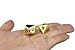 Fantasy Unlimited Solid Metal Polyhedral Dice Set for Dungeons and Dragons, Pathfinder and other RPGs, Gold