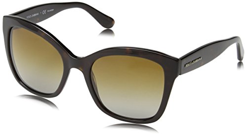 Dolce&Gabbana CONTEMPORARY DG4240 Sunglasses 502/T5-54 - Havana Frame, Polar Brown Gradient