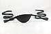 leather Eyepatch. Slim Black Eye Patch