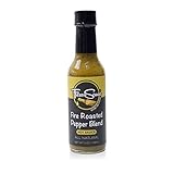 Fresco Sauce - Fire Roasted Pepper Blend Hot Sauce - Jalapeño & Serrano Peppers - Flavorful - All Natural - Vinegar Free - Gluten Free - 5 fl oz