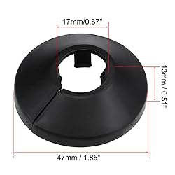 uxcell 16mm Pipe Cover Decoration PP Radiator
