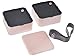 monbento - Large Bento Box MB Square Litchi with Compartments Made in France - Sustainable and Smart - Leakproof Lunch Box for Work and Meal Prep - BPA Free - Food Grade Safe - Pink