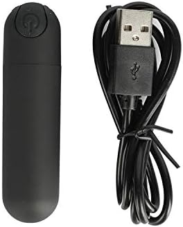 New Rechargeable Strong Privacy Privacy Product USB Comfortable Toys, 10 Speed Shake Mini Bullet Shape Waterproof Comfortable Toys Privacy Comfortable,Black