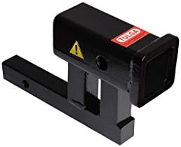 Tulga Fifth Wheel Co Hitch Adapter 1 1/4" Inches to 2" Inches Towing Hitch Receiver Mount Bar Extender Drop Rise for Bike Rack Cargo Carrier