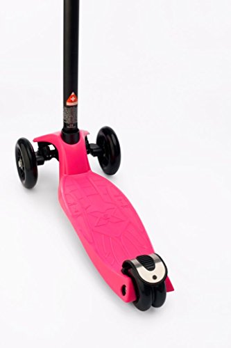 Micro Kickboard - Maxi Original 3-Wheeled, Lean-to-Steer, Swiss-Designed Micro Scooter for Kids, Ages 5-12, Pink - Thumbnail 3