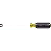 Klein Tools 646-7/16M Magnetic Nut Driver, Made in USA, 7/16-Inch Tip Hollow-Shank, 6-Inch Shank