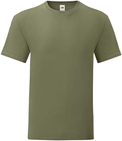 Fruit of the Loom Mens Iconic T-Shirt (XL) (Classic Olive Green