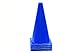 Coast Athletic 9 Inch Sports Training Cones All Blue - 6 PACK