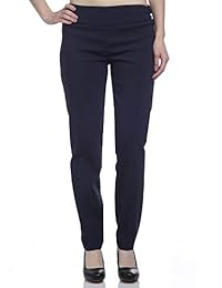 Pantalones Millennium sólidos sin cordones para dama de Zac & Rachel