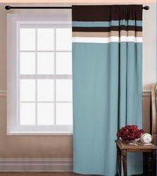 55x90" Palermo Window Curtain Blue