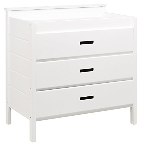 Baby Mod Modena 3-Drawer Changer Dresser, White