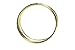 Bistore - Set of 5pcs Gold Dream Catcher Metal Hoops, (Dream Catcher Metal Rings) (11-inch Gold)