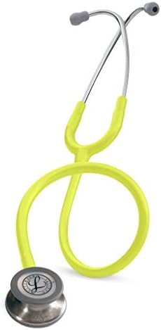 MMM Littmann Classic III Stethoscopes, 27 inch - Lemon-Lime Lightweight Cardiology 3, 5839