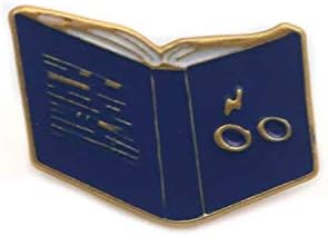 Book Enamel Lapel Pin Cute Library Hat Pin Badge Brooch Movie Jewelry