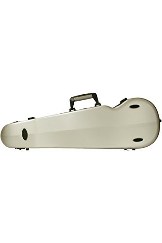 Bam France - L'Opera Hightech Contoured Violin Case - Champagne Polycarbonate - Black Version