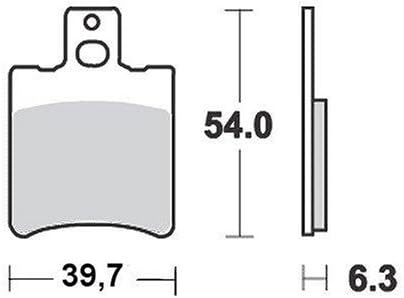 TRW Automotive AfterMarket MCB644EC Motorcycle Brake Pad, silber - Image 4