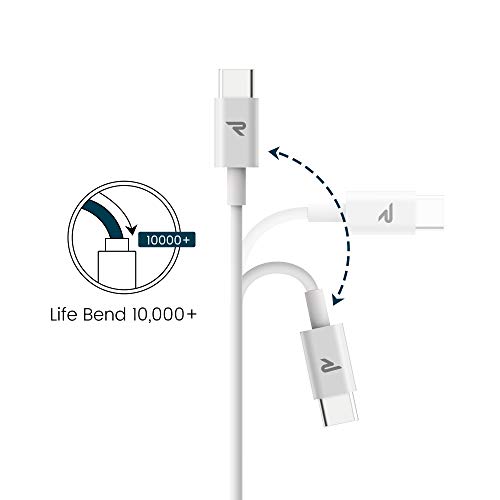 USB C to Lightning Cable 6.6ft [2 Pack], RAMPOW MFi Certified iPhone