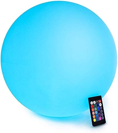 Jingbo 80cm Led Veilleuse Enfant Boule Lumineuse Avec Telecommande 16 Lumiere Chaude Reglable 8 Changeant De Couleur Rgb Lampe De Chevet Rechargeable Pour Chambre De Bebe Amazon Fr Sports Et Loisirs