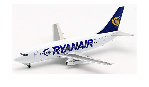 Amazon.com: Aerolíneas RYANAIR de la aviación para Boeing 737-200 EI-CKS  1/200 Diecast avión modelo avión : Arte y Manualidades