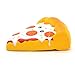 Kiibru Squishies Pizza Squishy Toys Funny Slow Rising Jumbo Cartoon Bread Scented (White)