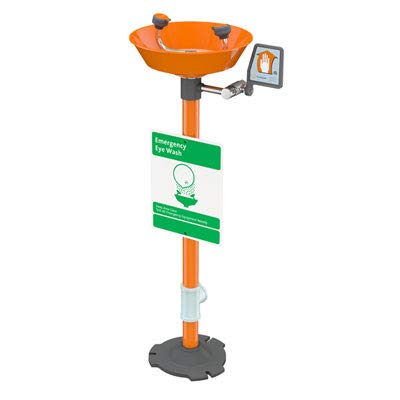 Guardian Equipment Eyewash Station, Pedestal MNT, Plastic, 16W