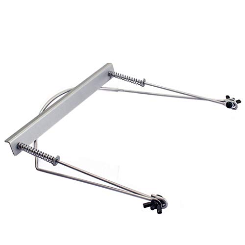 difcuyg5Ozw Lightweight 24 Holes Harmonica Neck Holder Adjustable Mouth Organ Support Stand Bracket Durable Instrument Accessories- Silver - Thumbnail 2